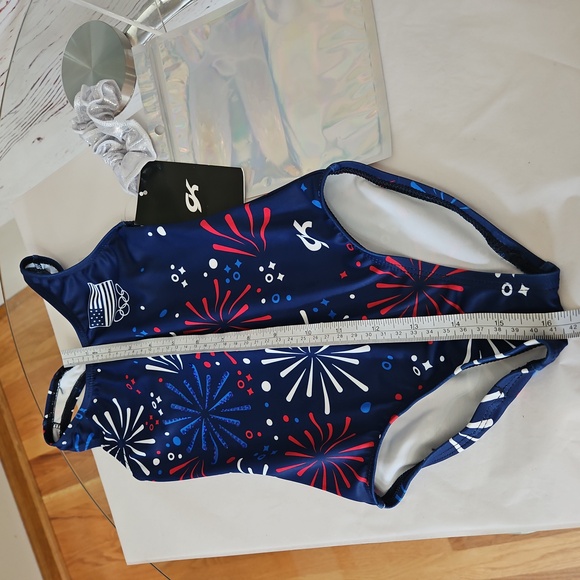 NWT Girls Child Small GK Elite Team USA Leotard - Picture 13 of 16